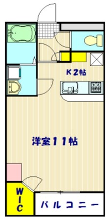 レオパレスアゼリアカーサの物件間取画像